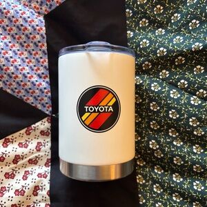 Toyota White Vacuum Sealed Tumbler